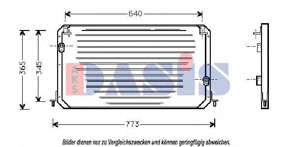 AKS DASIS 53005192 Конденсатор, кондиціонер