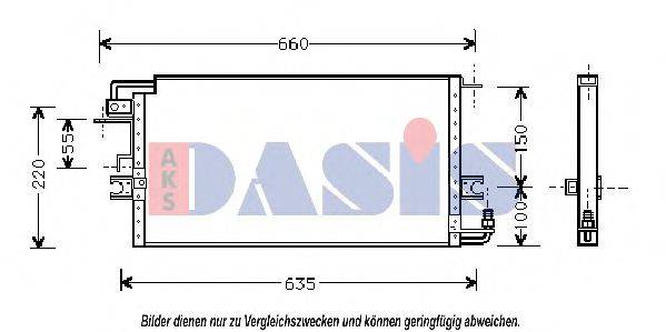 AKS DASIS 53005197 Конденсатор, кондиціонер