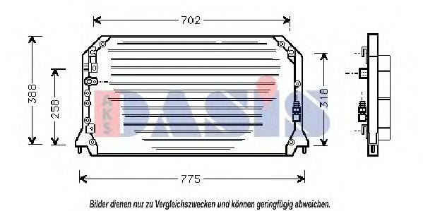 AKS DASIS 53005254 Конденсатор, кондиціонер