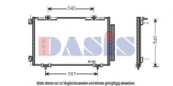 AKS DASIS 53005266 Конденсатор, кондиціонер