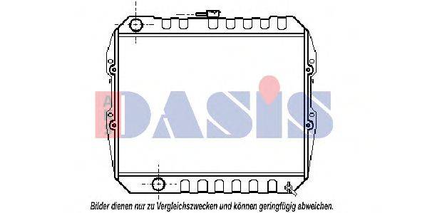 AKS DASIS 53002183 Радіатор, охолодження двигуна