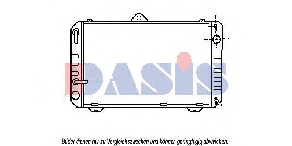 AKS DASIS TO2169 Радіатор, охолодження двигуна