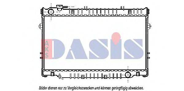 AKS DASIS 3234201 Радіатор, охолодження двигуна