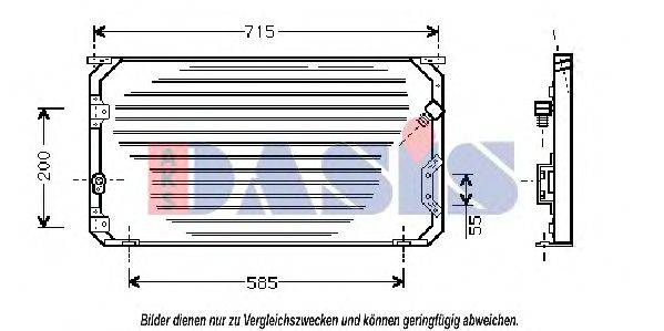 AKS DASIS 53005190 Конденсатор, кондиціонер