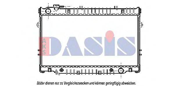 AKS DASIS TO2222 Радіатор, охолодження двигуна