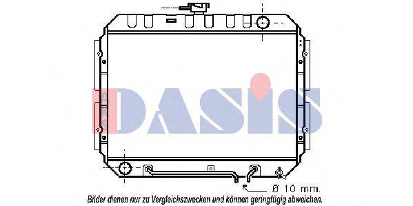 AKS DASIS 3400021 Радіатор, охолодження двигуна