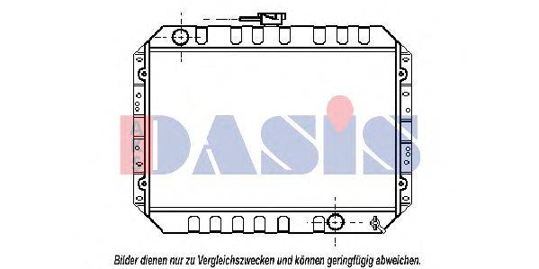 AKS DASIS IS2009 Радіатор, охолодження двигуна