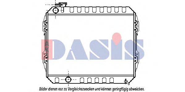 AKS DASIS 3500301 Радіатор, охолодження двигуна