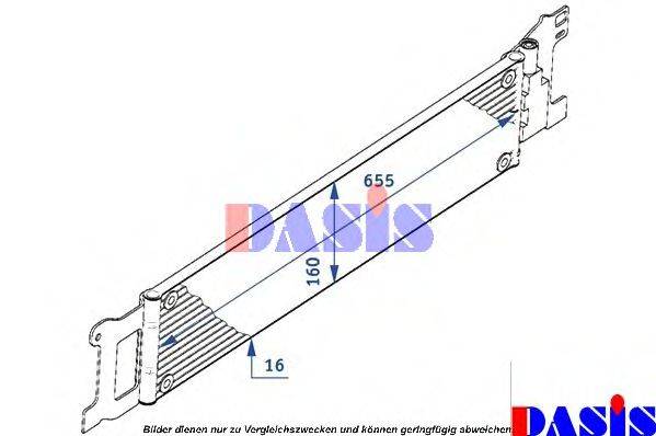 AKS DASIS 3560001 масляний радіатор, моторне масло