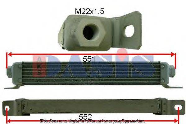 AKS DASIS 3760001 масляний радіатор, моторне масло