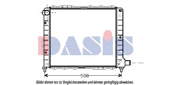 AKS DASIS LC2053 Радіатор, охолодження двигуна