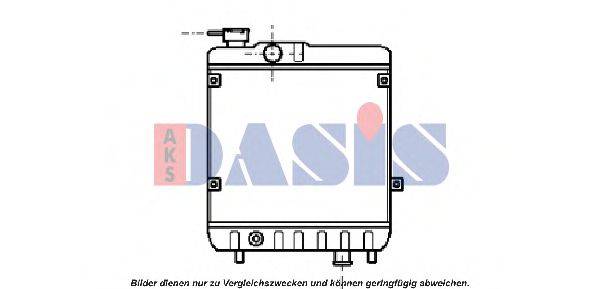 AKS DASIS 2300021 Радіатор, охолодження двигуна