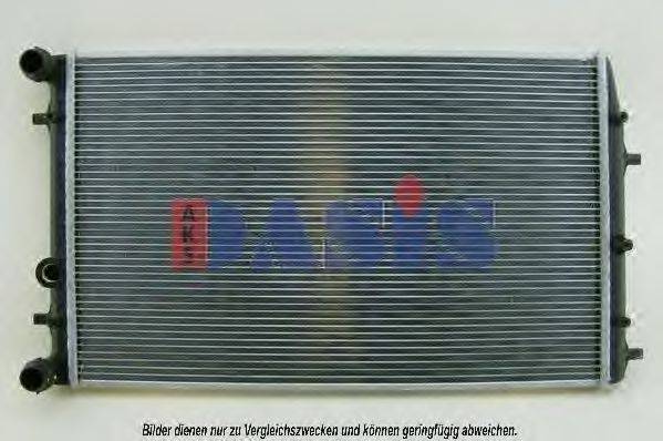 AKS DASIS 76002014 Радіатор, охолодження двигуна