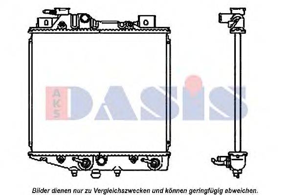 AKS DASIS 2600001 Радіатор, охолодження двигуна