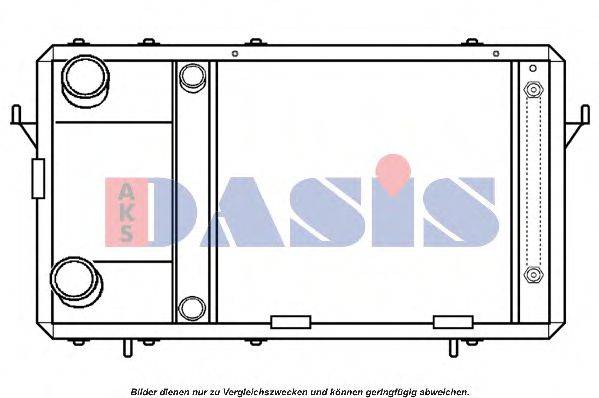 AKS DASIS ESR3689 Радіатор, охолодження двигуна