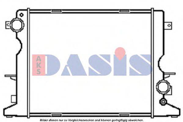AKS DASIS PCC001020 Радіатор, охолодження двигуна