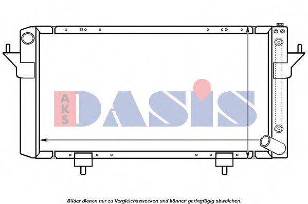 AKS DASIS ESR3688 Радіатор, охолодження двигуна