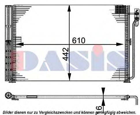 AKS DASIS 18JRW000020 Конденсатор, кондиціонер