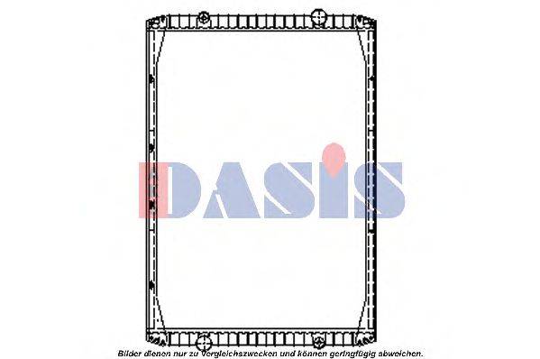 AKS DASIS 2902401 Радіатор, охолодження двигуна