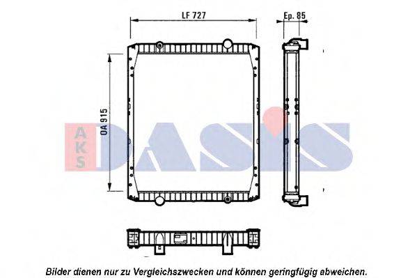 RENAULT TRUCKS 5010315639 Радіатор, охолодження двигуна