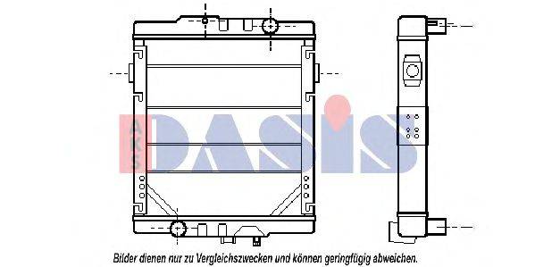 AKS DASIS 2900901 Радіатор, охолодження двигуна