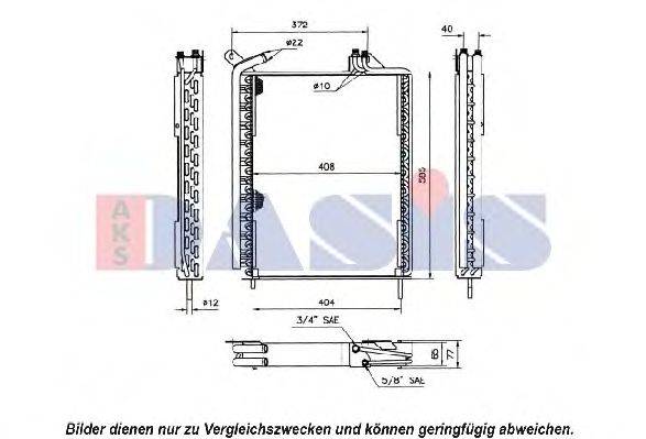 AKS DASIS AL78410 Конденсатор, кондиціонер