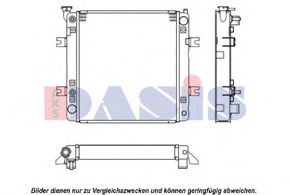 AKS DASIS 4400321 Радіатор, охолодження двигуна