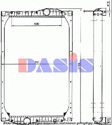 AKS DASIS 4700002 Радіатор, охолодження двигуна