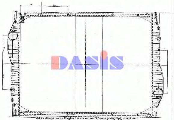 AKS DASIS 4703302 Радіатор, охолодження двигуна