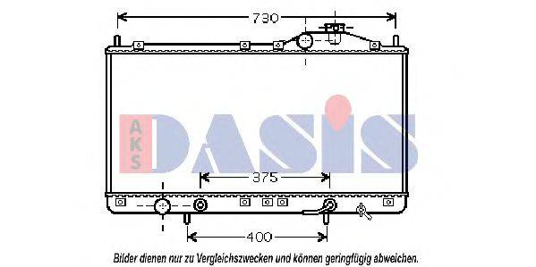 AKS DASIS HY2131 Радіатор, охолодження двигуна
