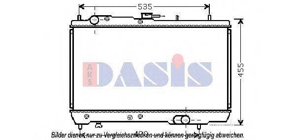AKS DASIS KA2131 Радіатор, охолодження двигуна