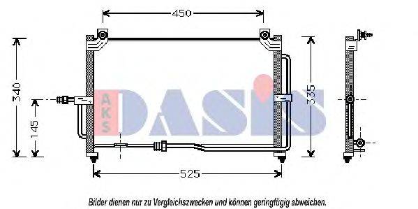 AKS DASIS 96314763 Конденсатор, кондиціонер
