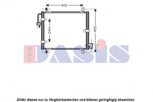 AKS DASIS OK72B61491A Радіатор, охолодження двигуна