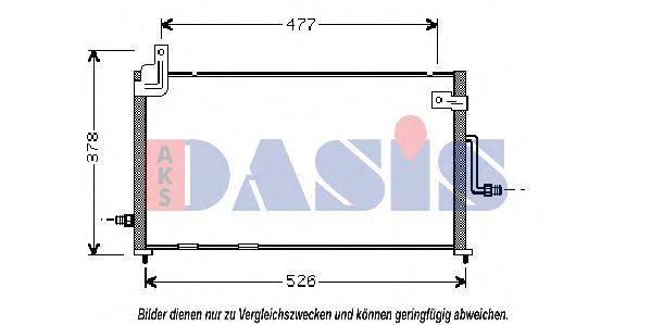 AKS DASIS 96566331 Конденсатор, кондиціонер