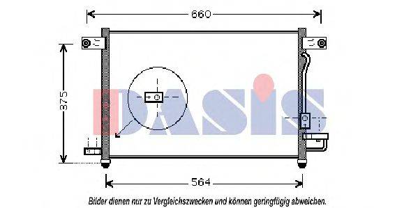 AKS DASIS 81005049 Конденсатор, кондиціонер