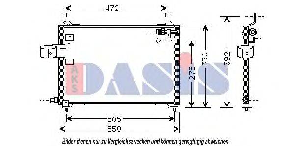 AKS DASIS KA5006 Конденсатор, кондиціонер