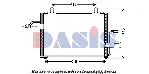 AKS DASIS 96452049 Конденсатор, кондиціонер