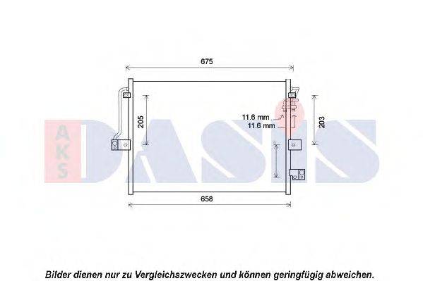 AKS DASIS 6840021000 Конденсатор, кондиціонер