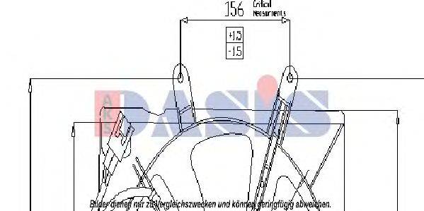 AKS DASIS KA7502 Радіатор, охолодження двигуна