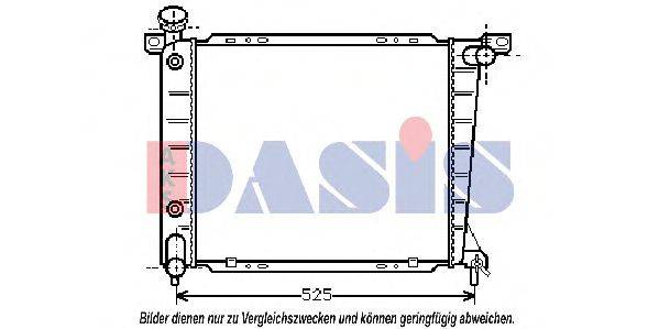 AKS DASIS FD2199 Радіатор, охолодження двигуна