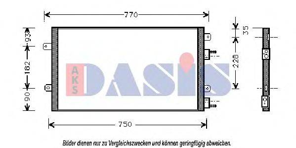 AKS DASIS CR5051 Конденсатор, кондиціонер