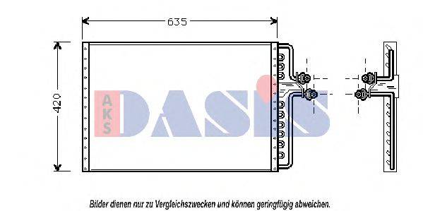AKS DASIS BK5010 Конденсатор, кондиціонер