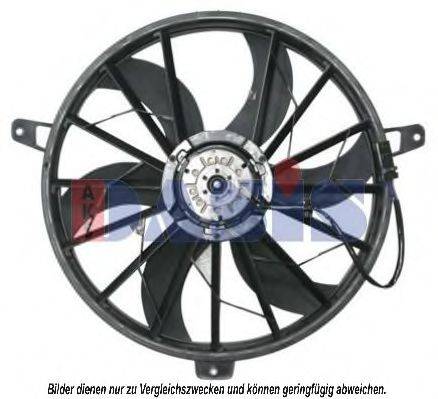 AKS DASIS 52079528AD Вентилятор, конденсатор кондиціонера