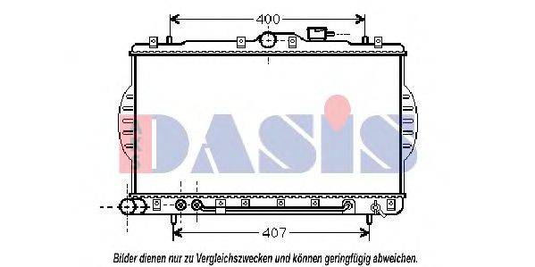 AKS DASIS HY2048 Радіатор, охолодження двигуна