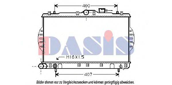 AKS DASIS HY2088 Радіатор, охолодження двигуна