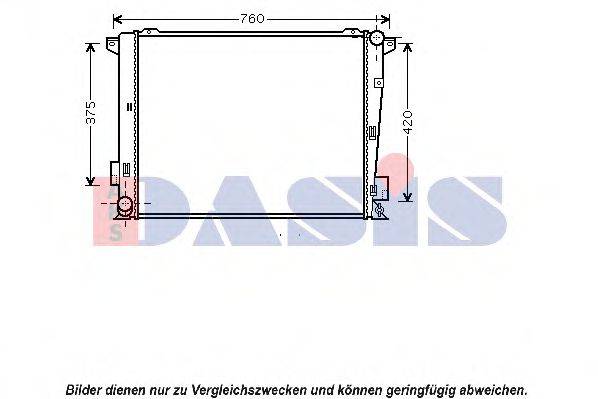 AKS DASIS HY2191 Радіатор, охолодження двигуна