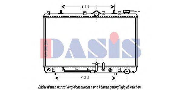 AKS DASIS HY2006 Радіатор, охолодження двигуна