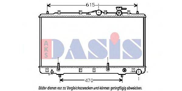 AKS DASIS HY2027 Радіатор, охолодження двигуна