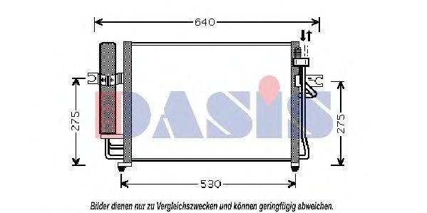 AKS DASIS HY5195D Конденсатор, кондиціонер