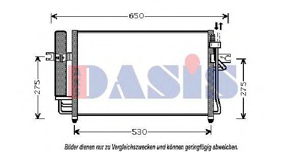 AKS DASIS HY5087D Конденсатор, кондиціонер